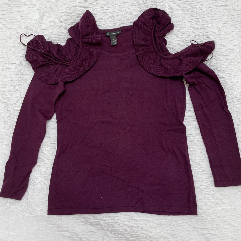 INC Cold Shoulder Sweater